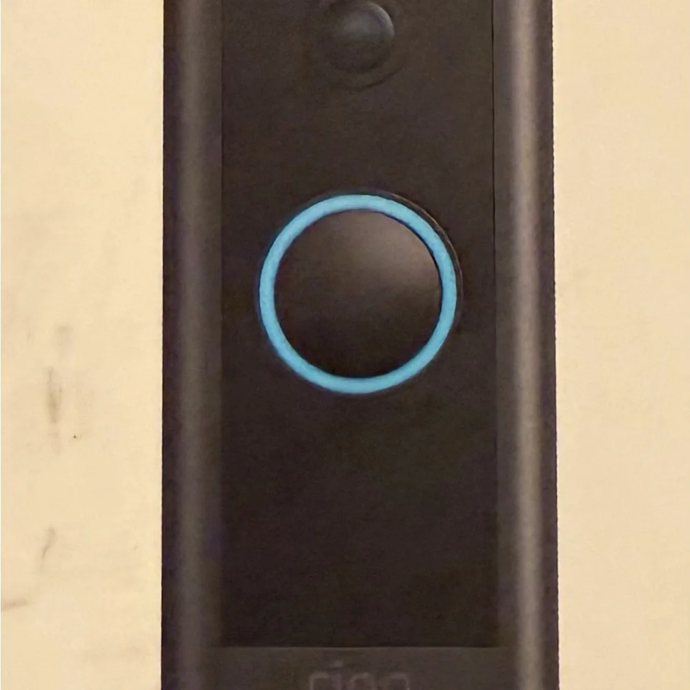 Ring Black and Blue Video Doorbell